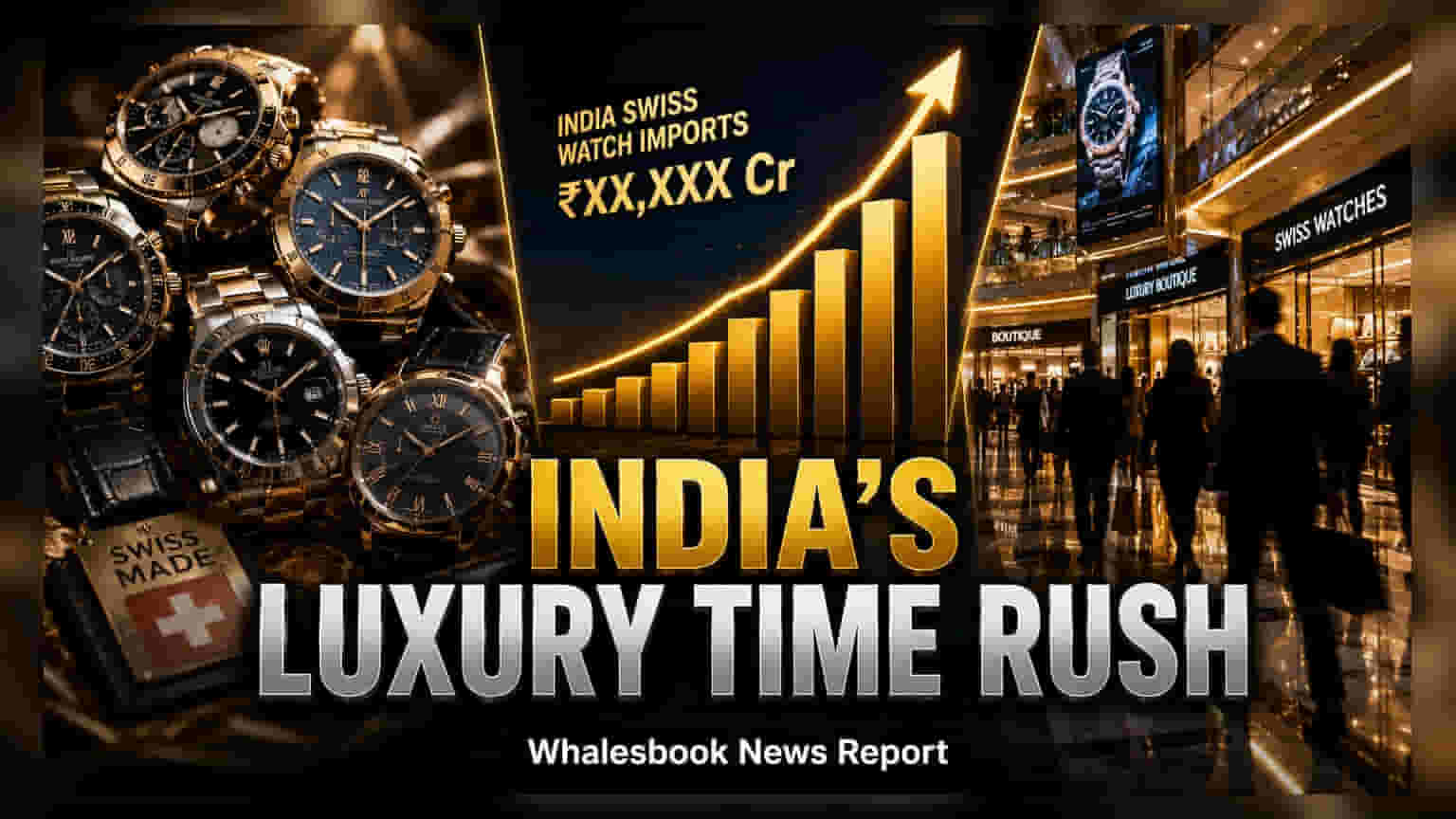 Swiss Watch Imports to India Jump 37% in H1 2026