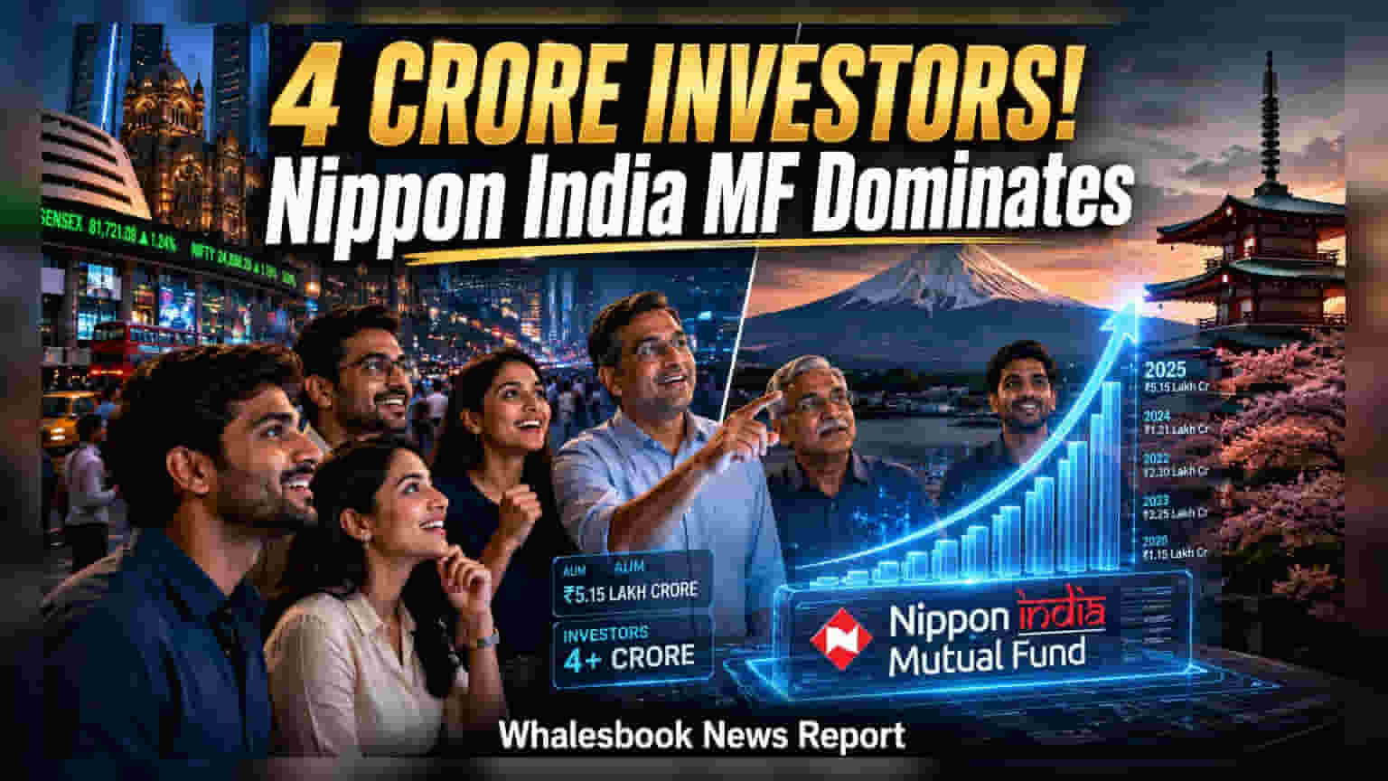 Nippon India MF Hits 4 Crore Folio Milestone