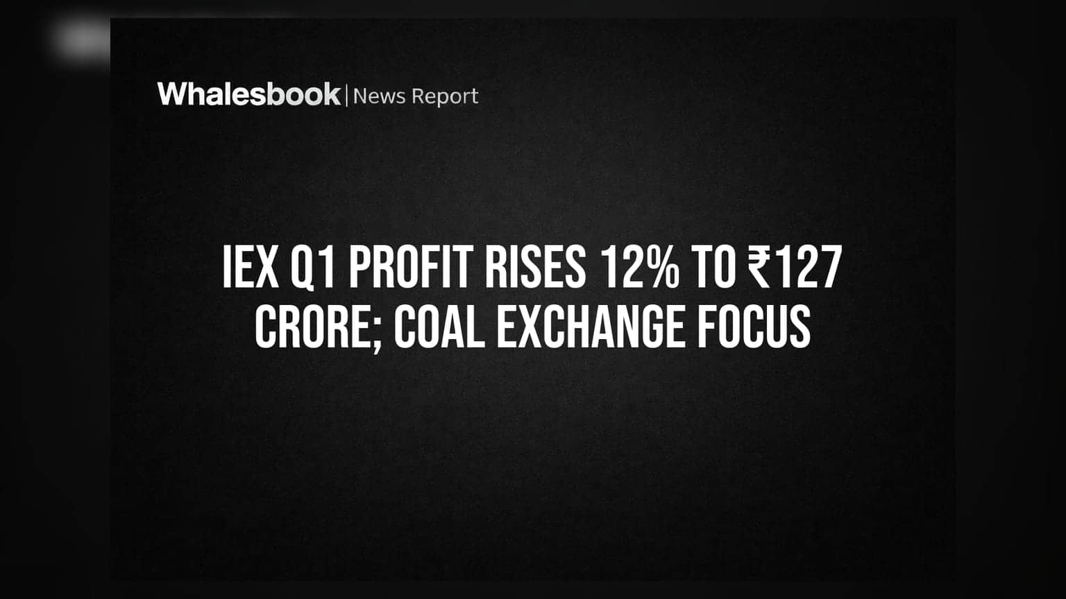 IEX શેર ₹127 કરોડના નફા સાથે **12%** ગ્રો થયો; હવે Coal Exchange પર ફોકસ