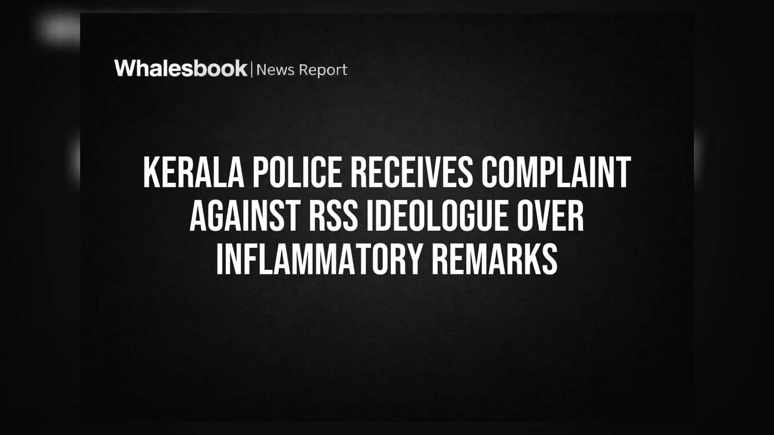 கேரளாவில் RSS சிந்தனையாளர் TG மோகதாஸுக்கு எதிராக புகார்: பெண்கள், போராட்டக்காரர்கள் குறித்த சர்ச்சை பேச்சு!