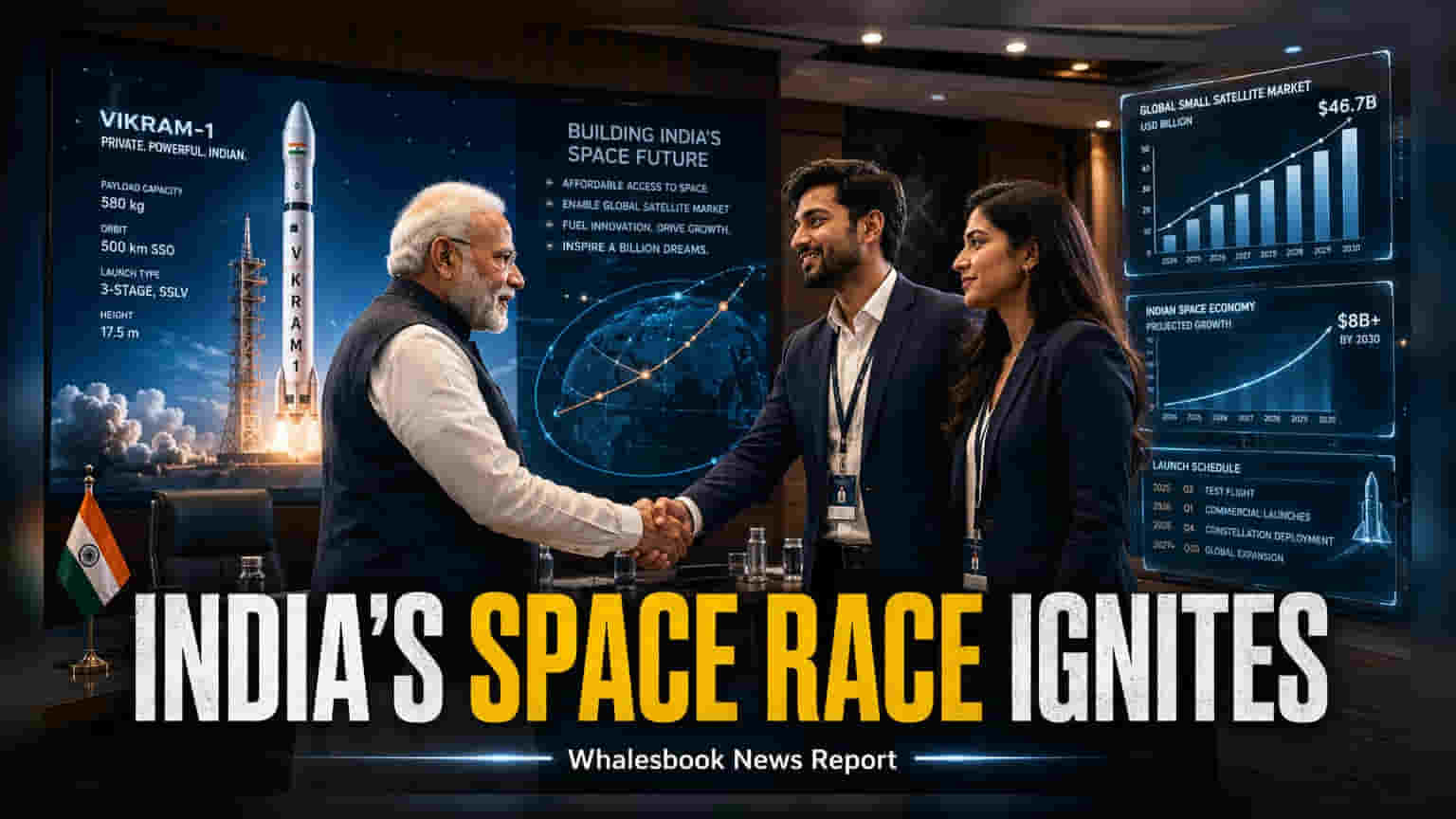 Skyroot Aerospace Meets PM Modi Following Vikram-1 Success