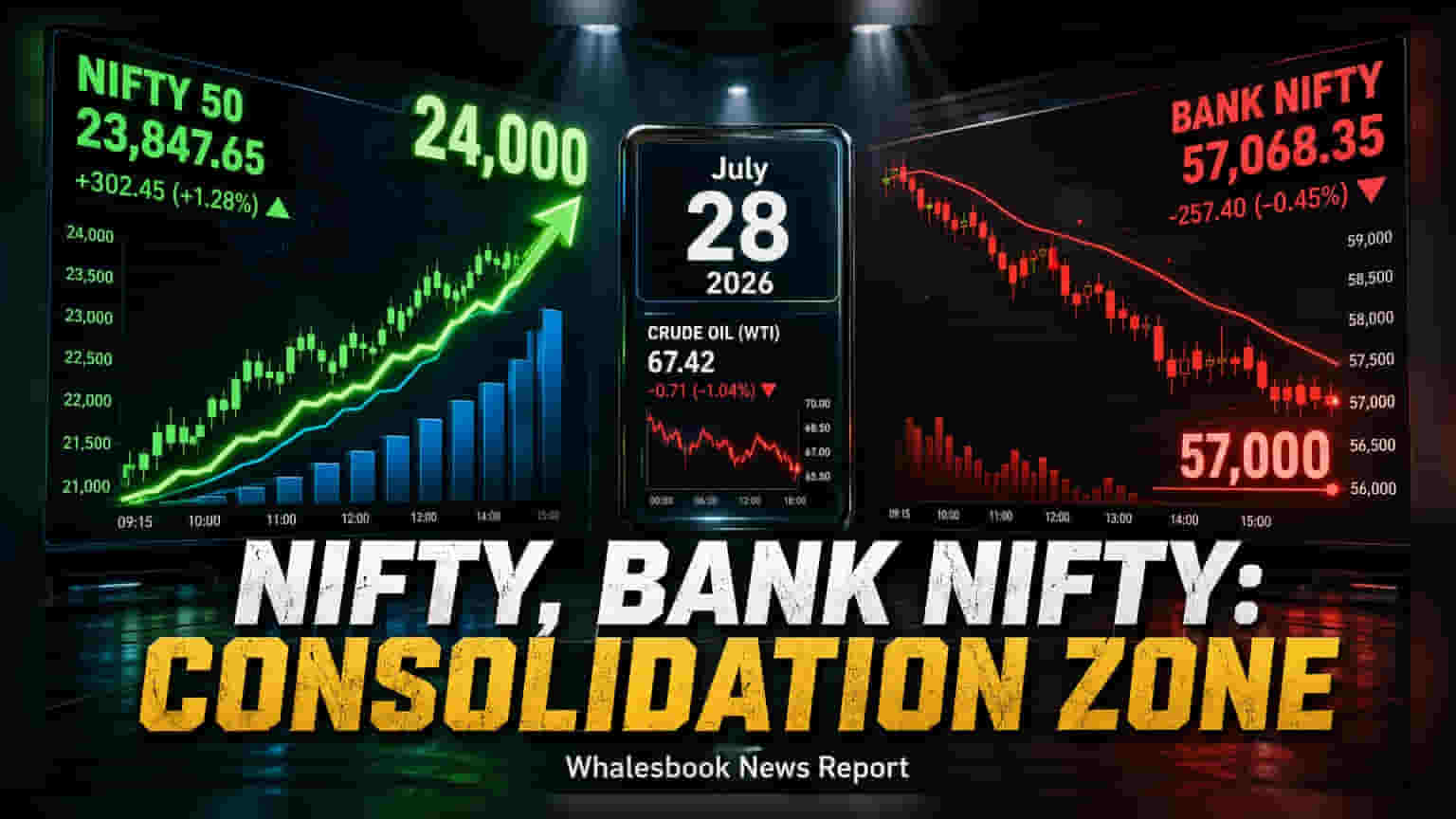 Nifty અને Bank Nifty F&O એક્સપાયરી પહેલા કન્સોલિડેશનમાં: જાણો આગળ શું?