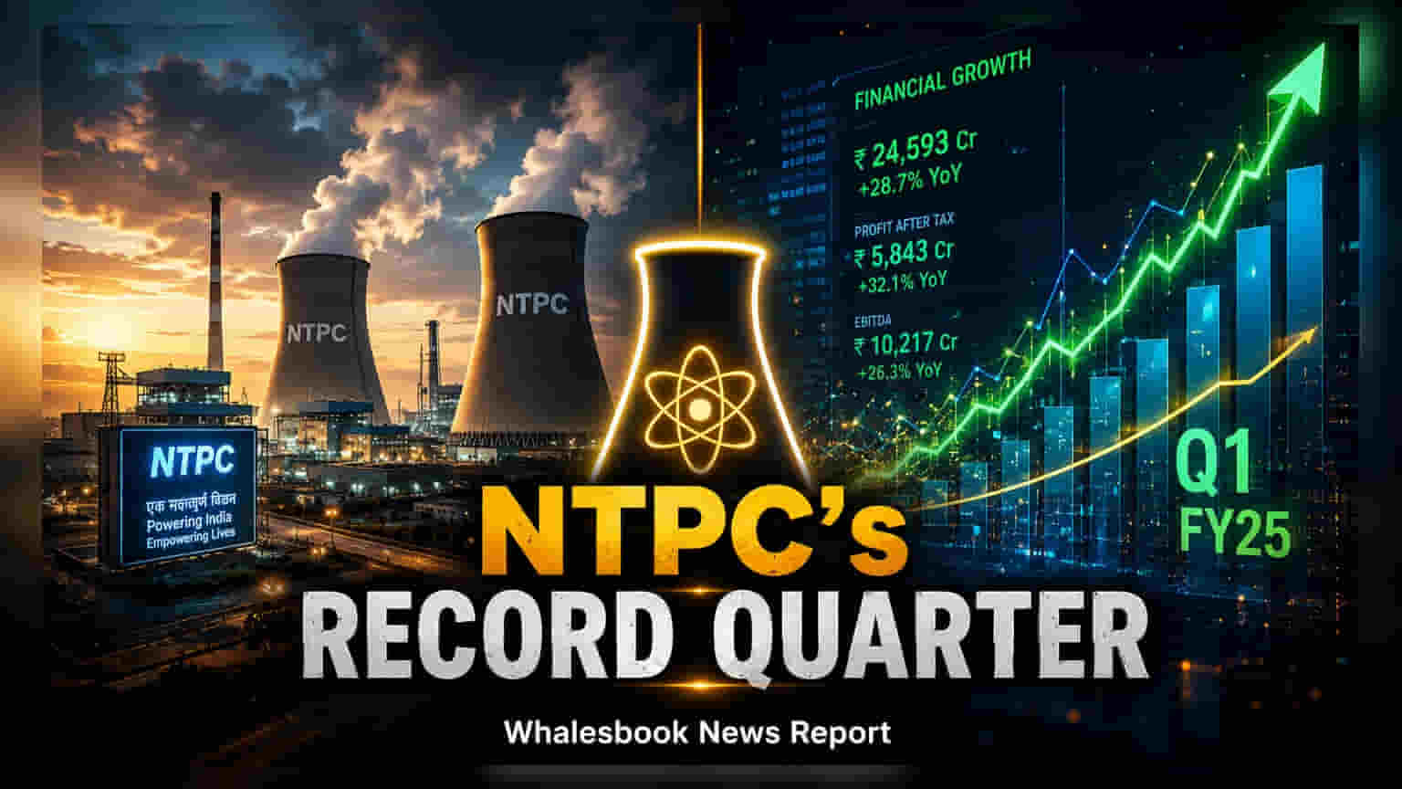 NTPC Q1 Profit Rises 12% as Capacity Reaches 90.9 GW
