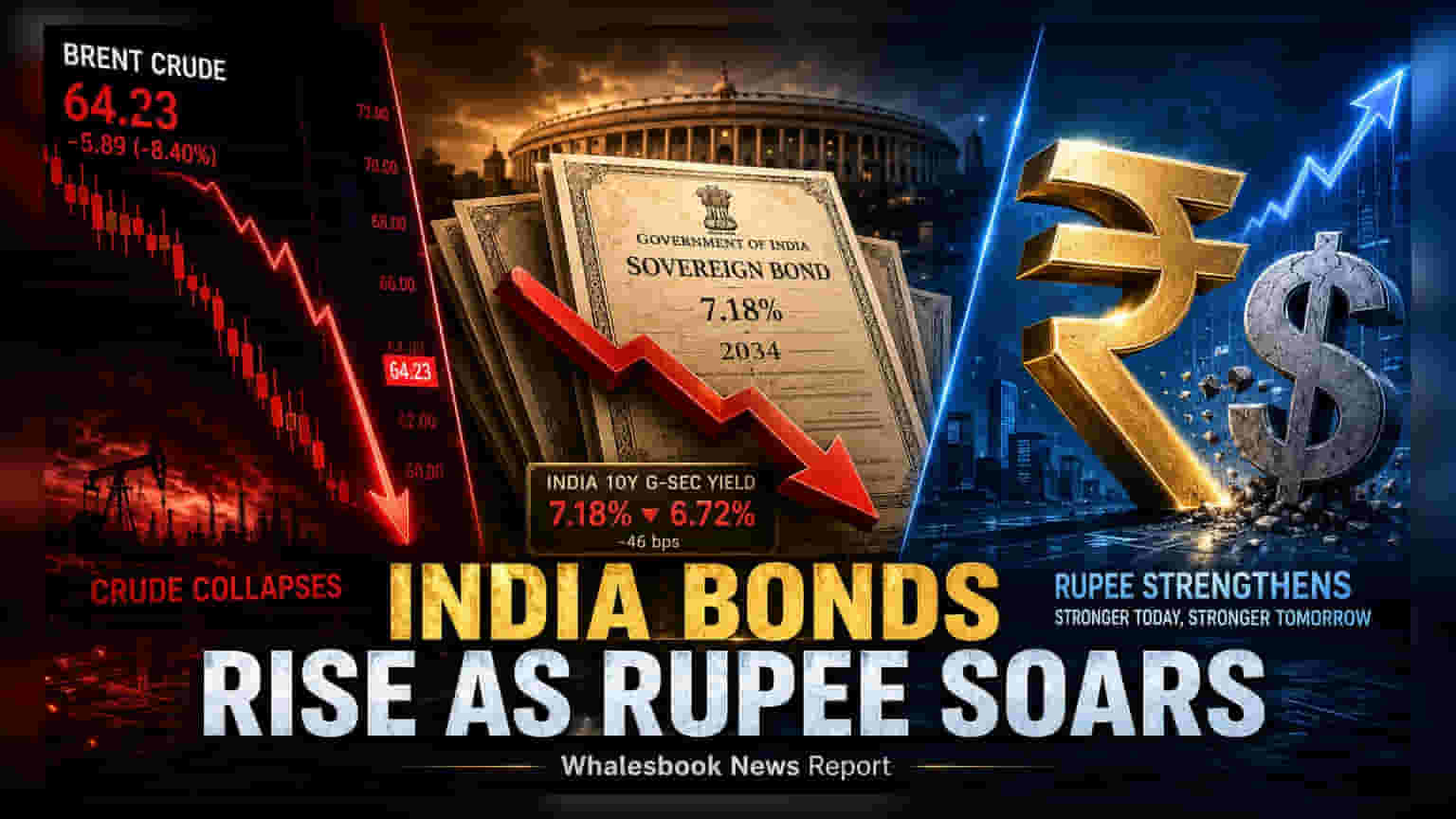 Indian 10-Year Bond Yield: 6.75% પર ગગડ્યો, રૂપિયામાં તેજી અને ક્રૂડ ઓઇલમાં ઘટાડો મુખ્ય કારણ