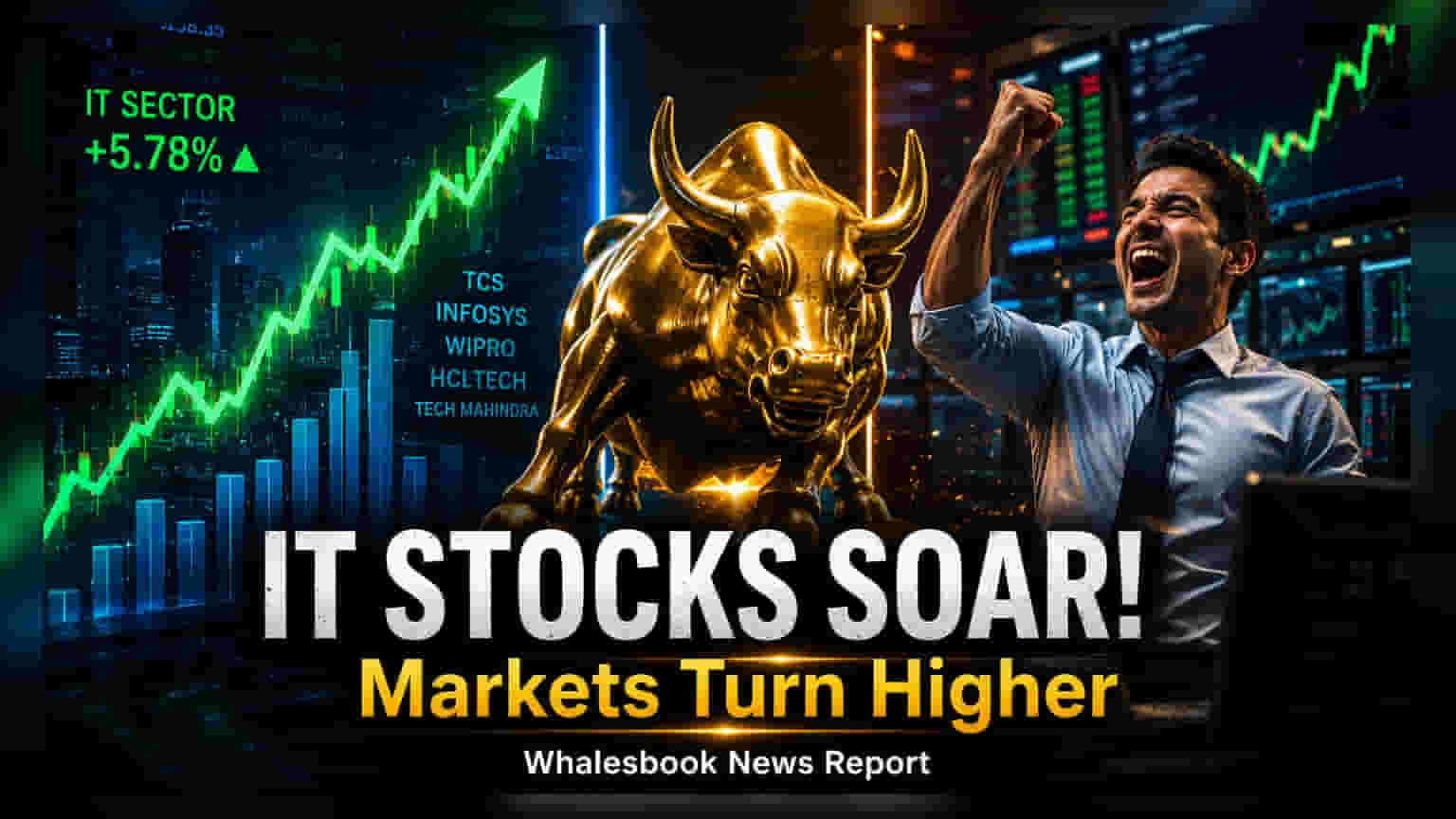 Nifty IT માં 2.7% નો ઉછાળો: ઘટતા ક્રૂડ ઓઈલ ભાવ અને મજબૂત રૂપિયાએ બજારને આપ્યો ટેકો