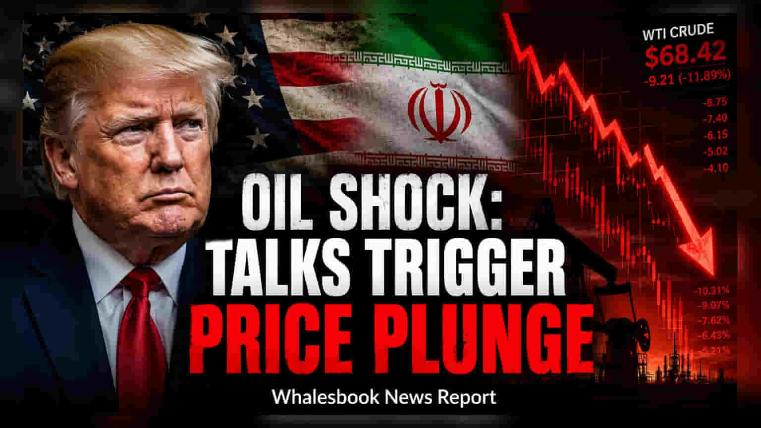 Crude Oil Falls Over 1% On Easing Iran Tensions And CPC Update