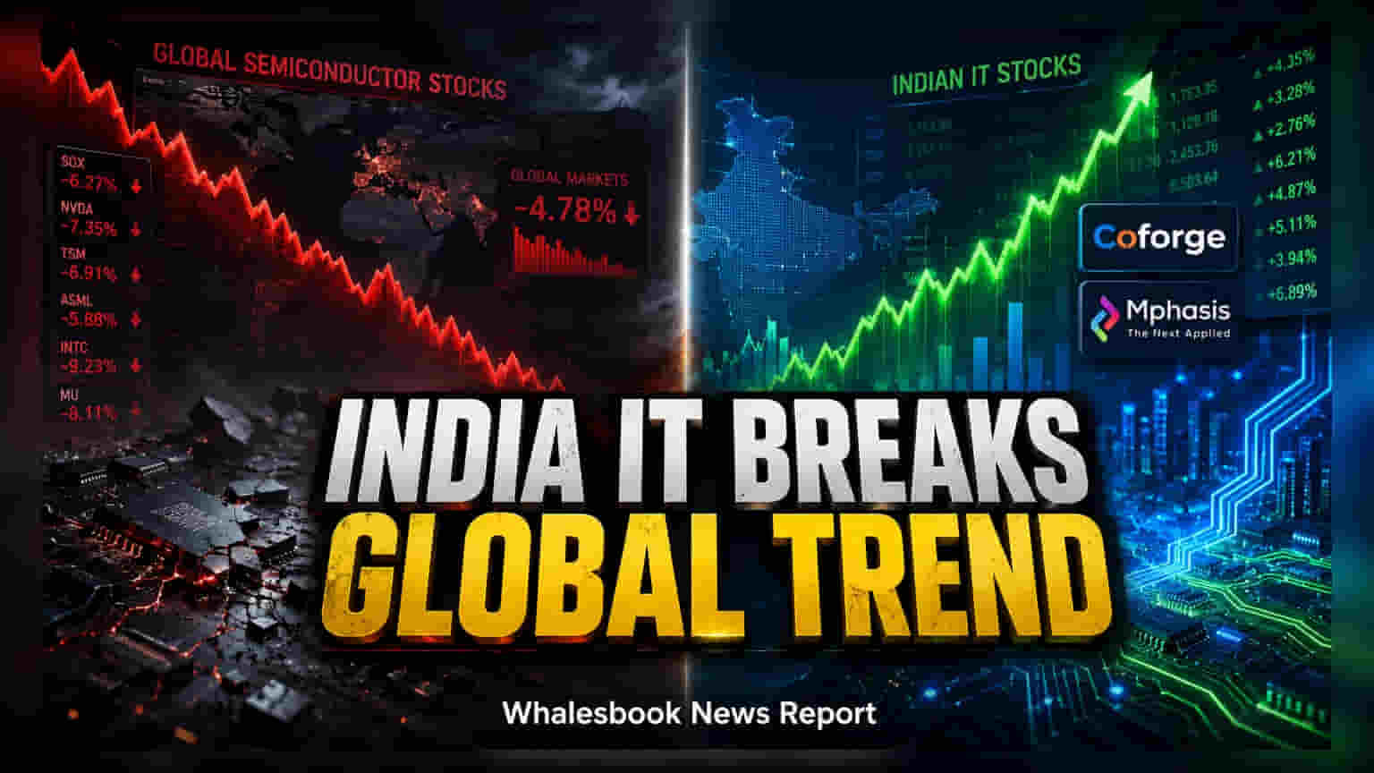 Nifty IT Rises 3% as Indian Software Stocks Defy Global Tech Rout