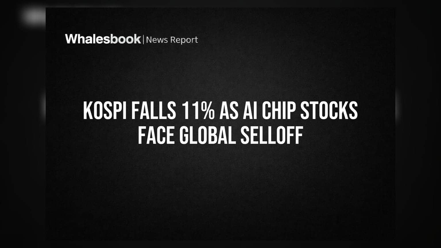 KOSPI சந்தை சரிவு: AI சிப் பங்குகளில் உலகளாவிய விற்பனை அழுத்தம்!