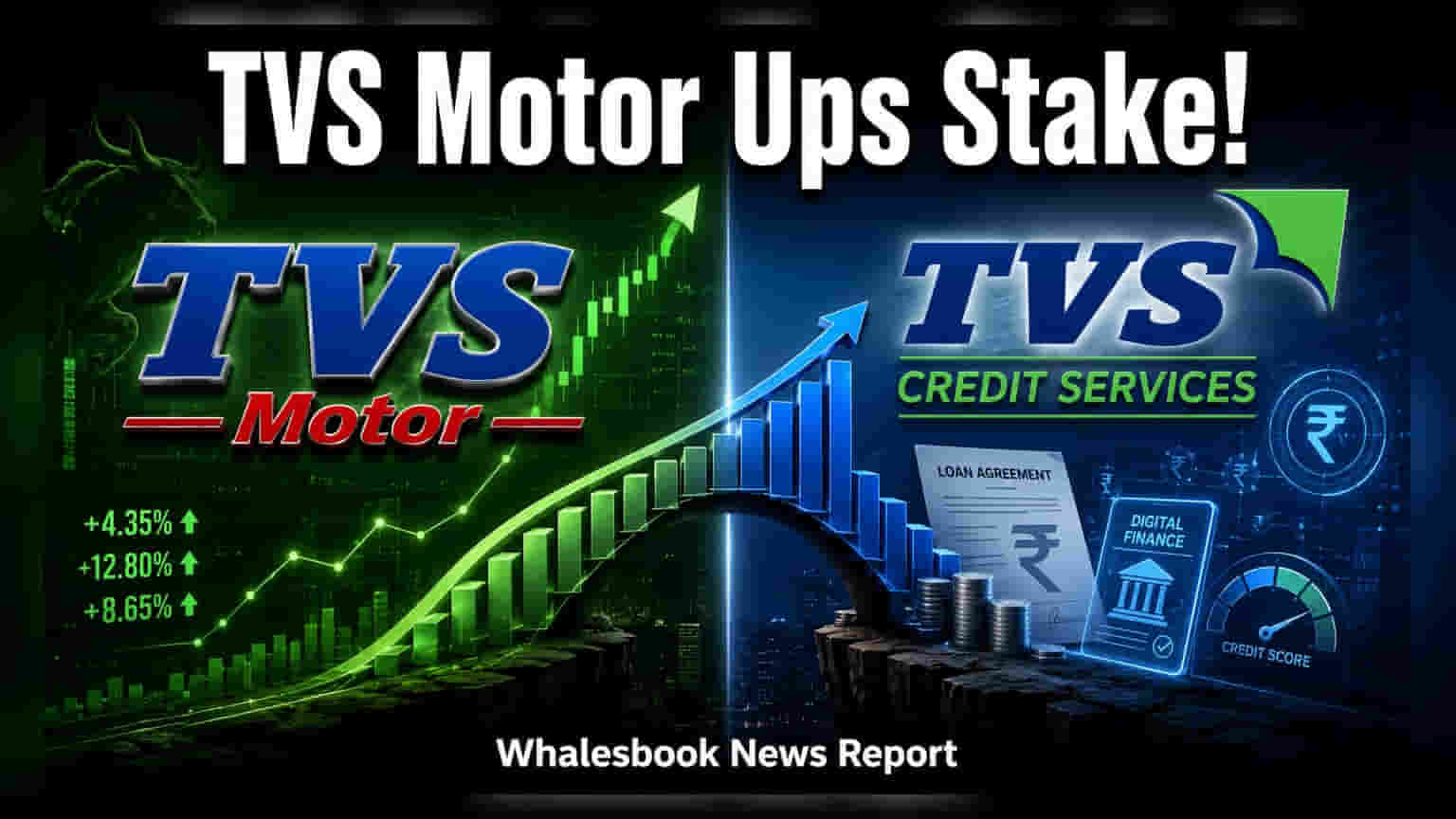 TVS Motor ਦੀ ਵੱਡੀ ਖਰੀਦ: TVS Credit 'ਚ ਹਿੱਸੇਦਾਰੀ ਵਧਾਈ, **711 ਕਰੋੜ** ਰੁਪਏ ਹੋਏ ਖਰਚ