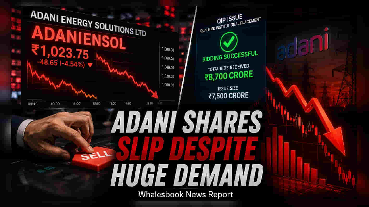 Adani Energy Solutions Share Price: ₹3,500 கோடி திரட்டியும் ஷேர் சரிவு! முதலீட்டாளர்கள் என்ன நினைக்கிறார்கள்?