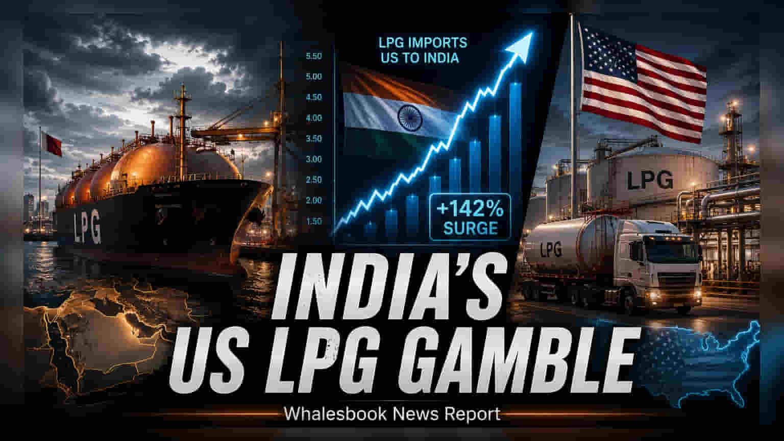 LPG આયાત: ભારત અમેરિકા તરફ ઝૂક્યું! 2027 સુધીમાં US પાસેથી **25%** LPG ખરીદવાની યોજના