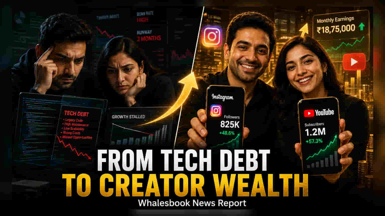 टेक प्रोफेशनल्सची कमाल! कंटेंट निर्मितीतून कमावले तब्बल ₹1.1 कोटी
