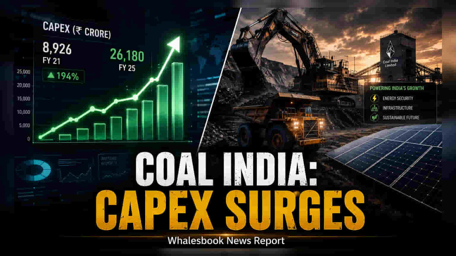 Coal India Share Price: कैपिटल खर्च में 16.6% का उछाल! कंपनी ने ₹3,399 करोड़ किए खर्च
