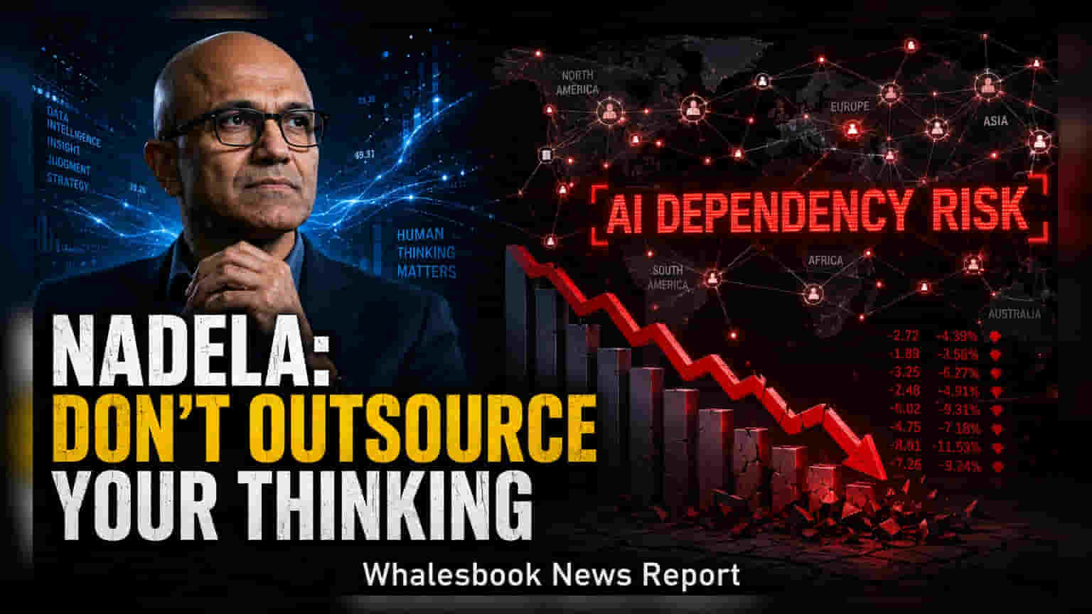 Microsoft CEO Nadella Urges Firms to Avoid Single-AI Vendor Trap