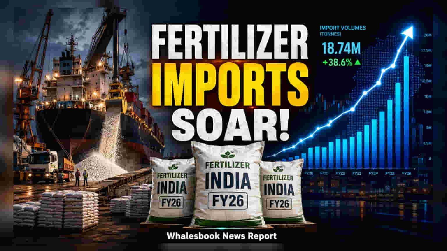 India Urea Imports Jump 83% in FY26 Amid Higher Demand