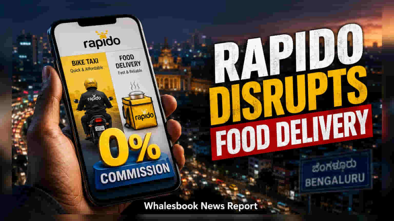 Rapido App-ல் Ownly Food Delivery இணைப்பு: பெங்களூரில் Swiggy, Zomato-க்கு போட்டி?