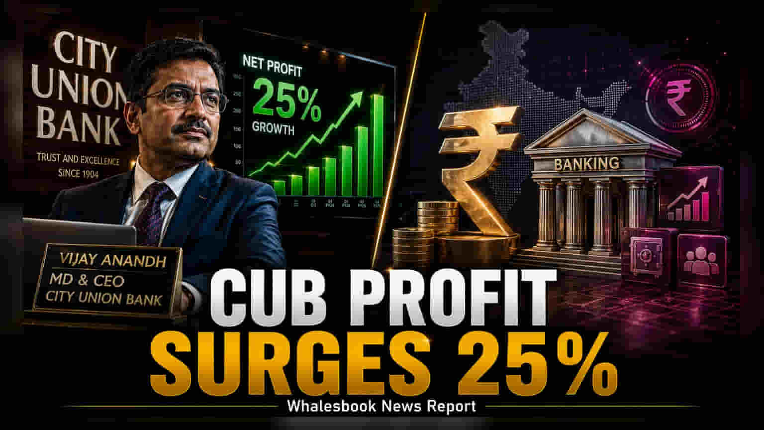 City Union Bank Q1 Profit Jumps 25% to ₹383 Crore
