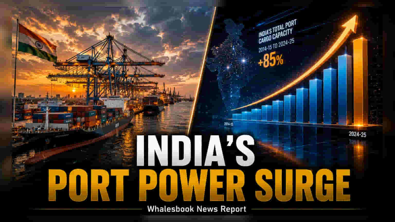 India Completes 75 Port Projects Worth ₹31,967 Crore