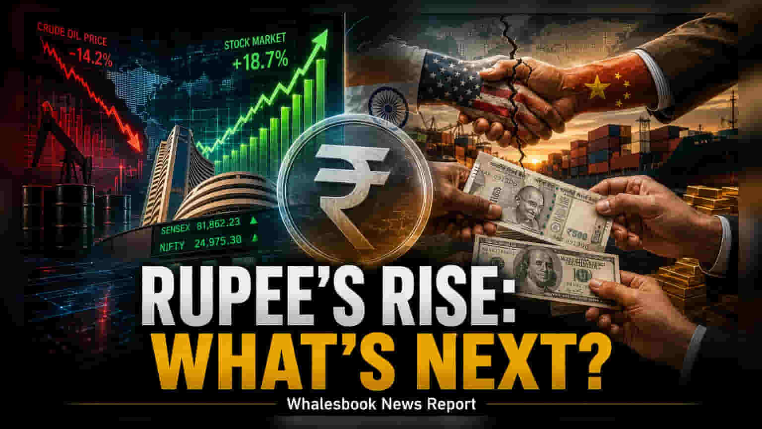 Rupee Gains to 95.86 on $3.8 Billion Inflows and Oil Price Dip