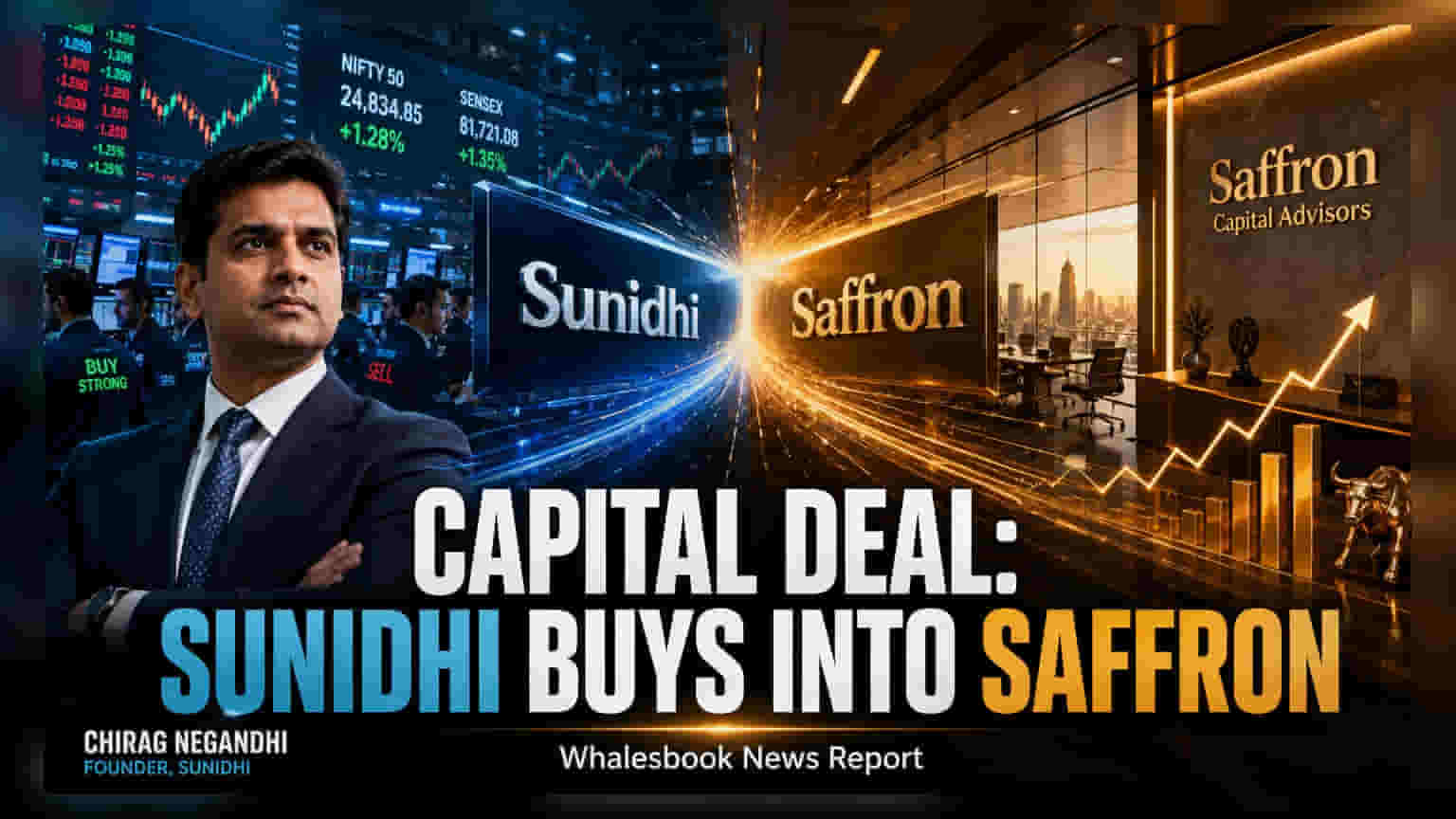 Sunidhi Capitalનો Saffron Capitalમાં રોકાણ; Chirag Negandhi બનશે જોઈન્ટ મેનેજિંગ ડિરેક્ટર