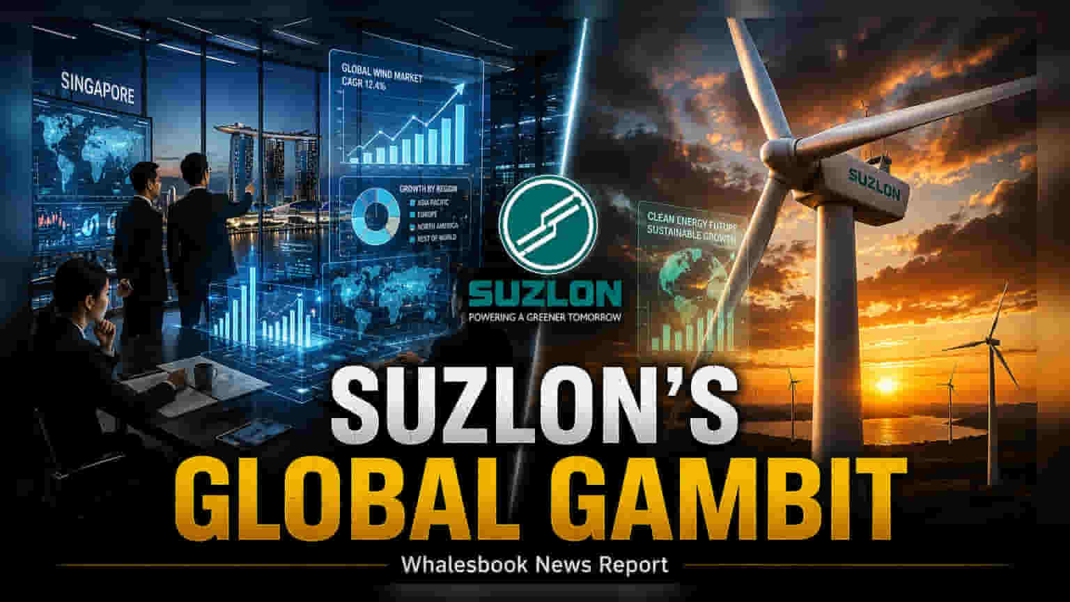 Suzlon Energy: સિંગાપોરમાં નવું હબ, વૈશ્વિક ક્ષમતા વધારવાનો લક્ષ્યાંક