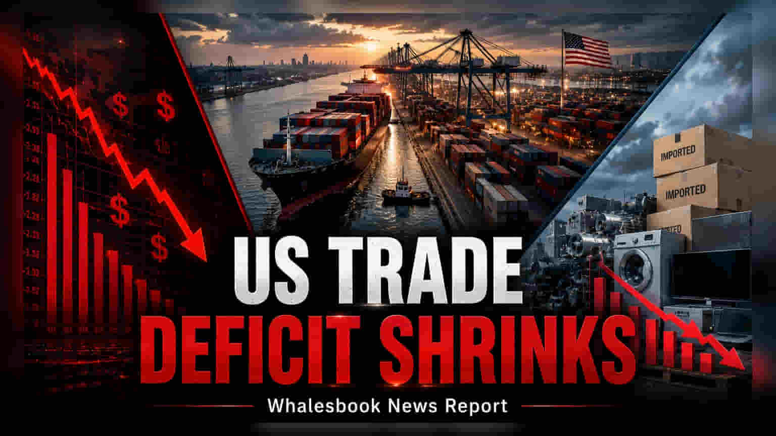 US Trade Deficit Narrows to $101.5 Billion in June