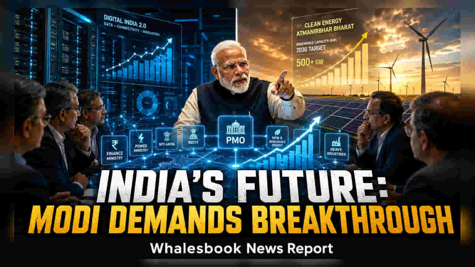 PM Modi का बड़ा ऐलान: टेक्नोलॉजी और एनर्जी में आत्मनिर्भरता पर ज़ोर, विभागों में तालमेल बढ़ाने के निर्देश