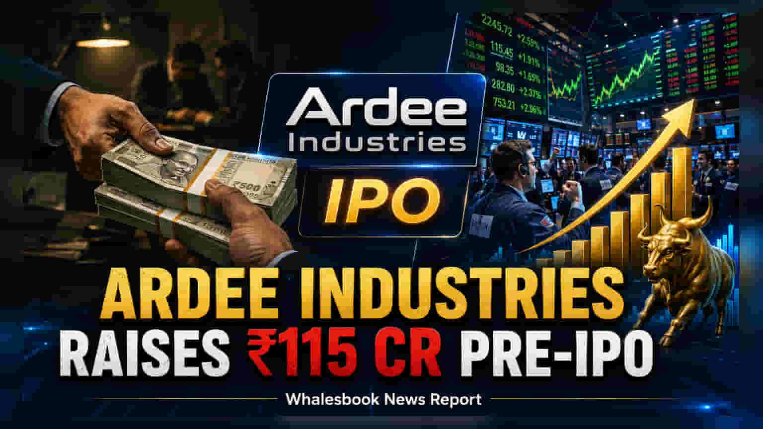 Ardee Industries IPO: ₹115 கோடி திரட்டல்! OFS திட்டம் ரத்து!