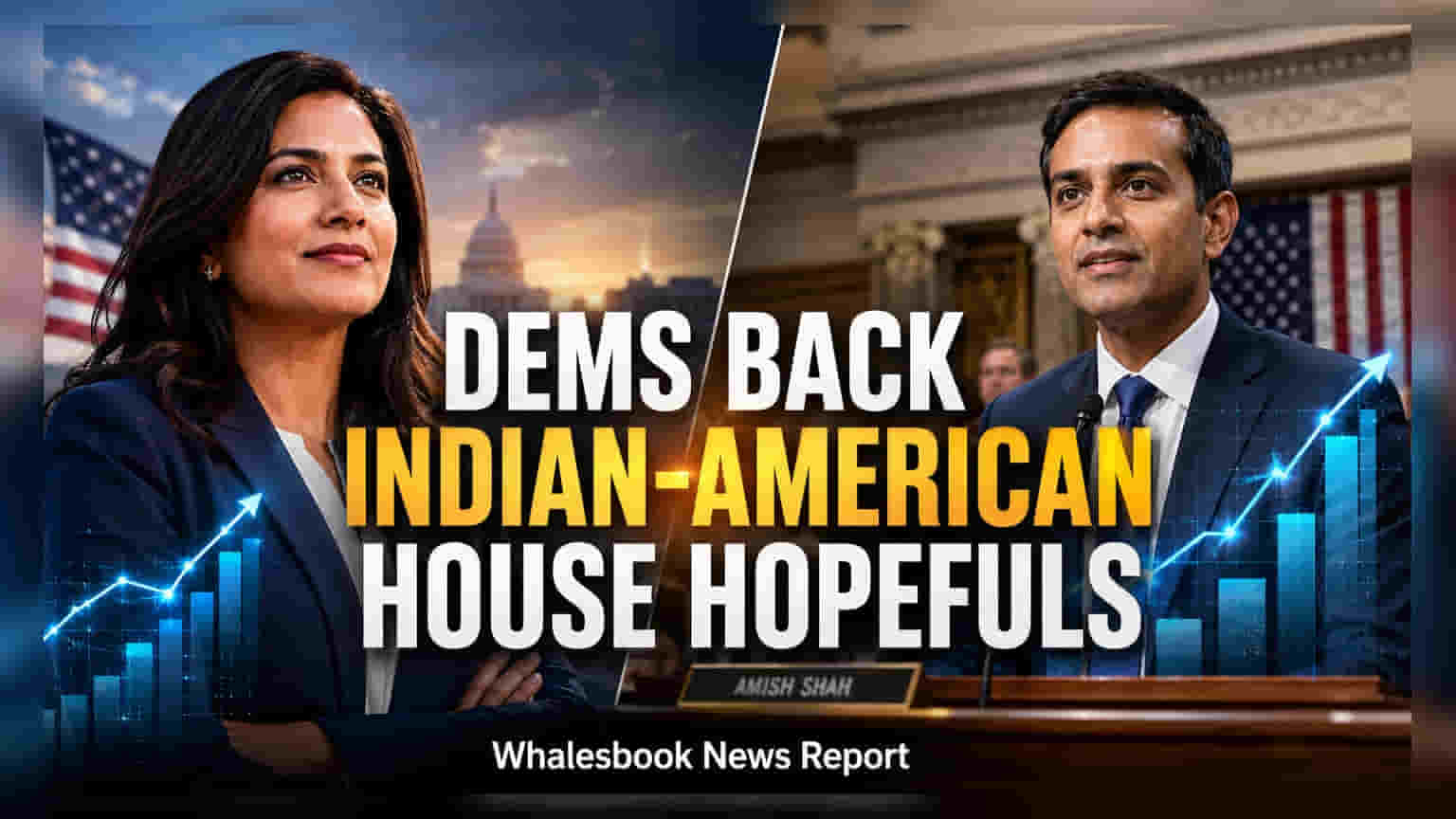 இந்திய வம்சாவளி வேட்பாளர்கள் Amish Shah, Pia Dandiya-க்கு DCCC 'Red to Blue' திட்டத்தில் இடம்!