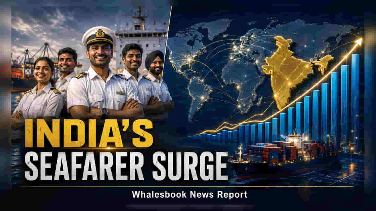 இந்திய மாலுமிகள் உலகளவில் இரண்டாம் இடம்: 12% பங்களிப்புடன் சாதனை!
