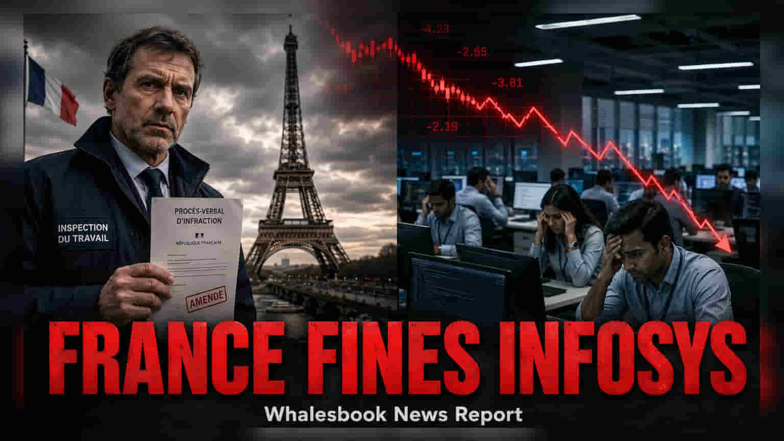 Infosys शेअरची किंमत पडली! फ्रान्समध्ये ₹2 कोटींचा दंड, वाचा सविस्तर कारण