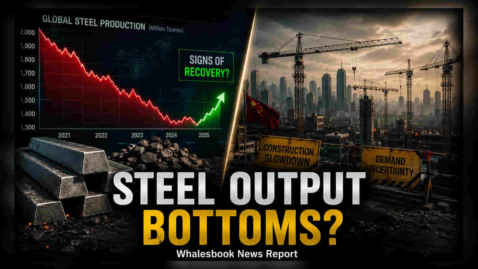 Global Steel Output Rose 1.7% in June Amid Weak Demand