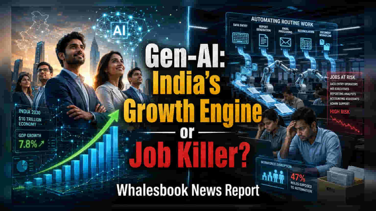 Goldman Sachs: Gen-AI से भारत की प्रोडक्टिविटी 0.4% बढ़ सकती है