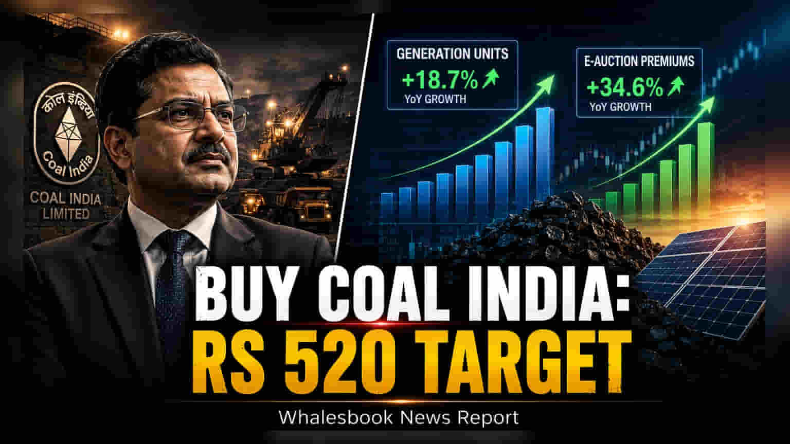 Coal India: पहिल्या तिमाहीत दमदार कामगिरी! ई-ऑक्शनमध्ये **47%** प्रीमियम, उत्पादन वाढले
