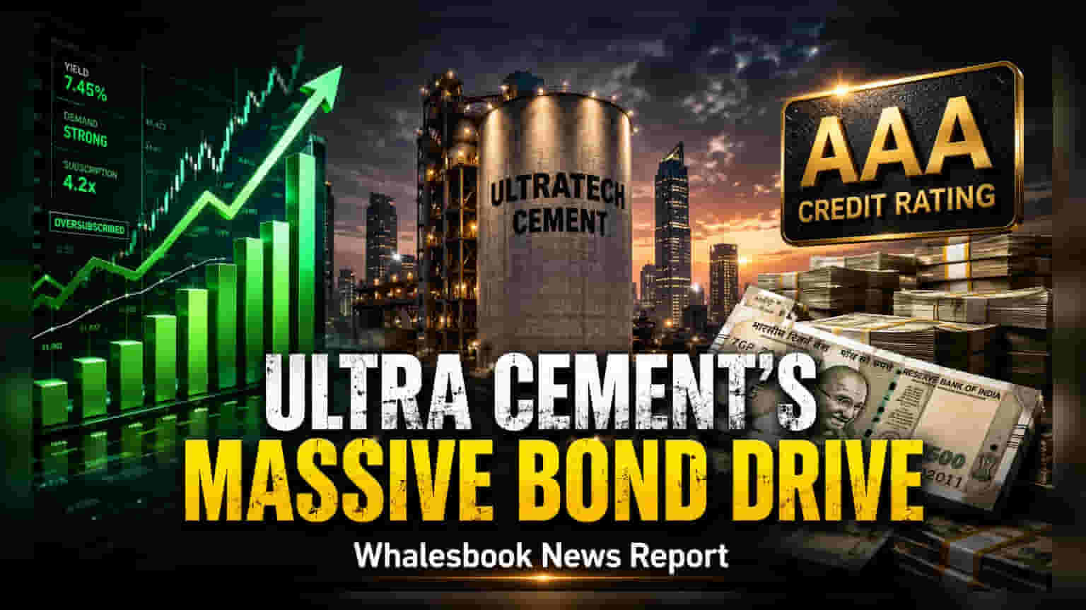 UltraTech Cement बॉण्ड्सद्वारे ₹5,000 कोटी उभारणार, AAA रेटिंगमुळे गुंतवणूकदारांना मोठा दिलासा