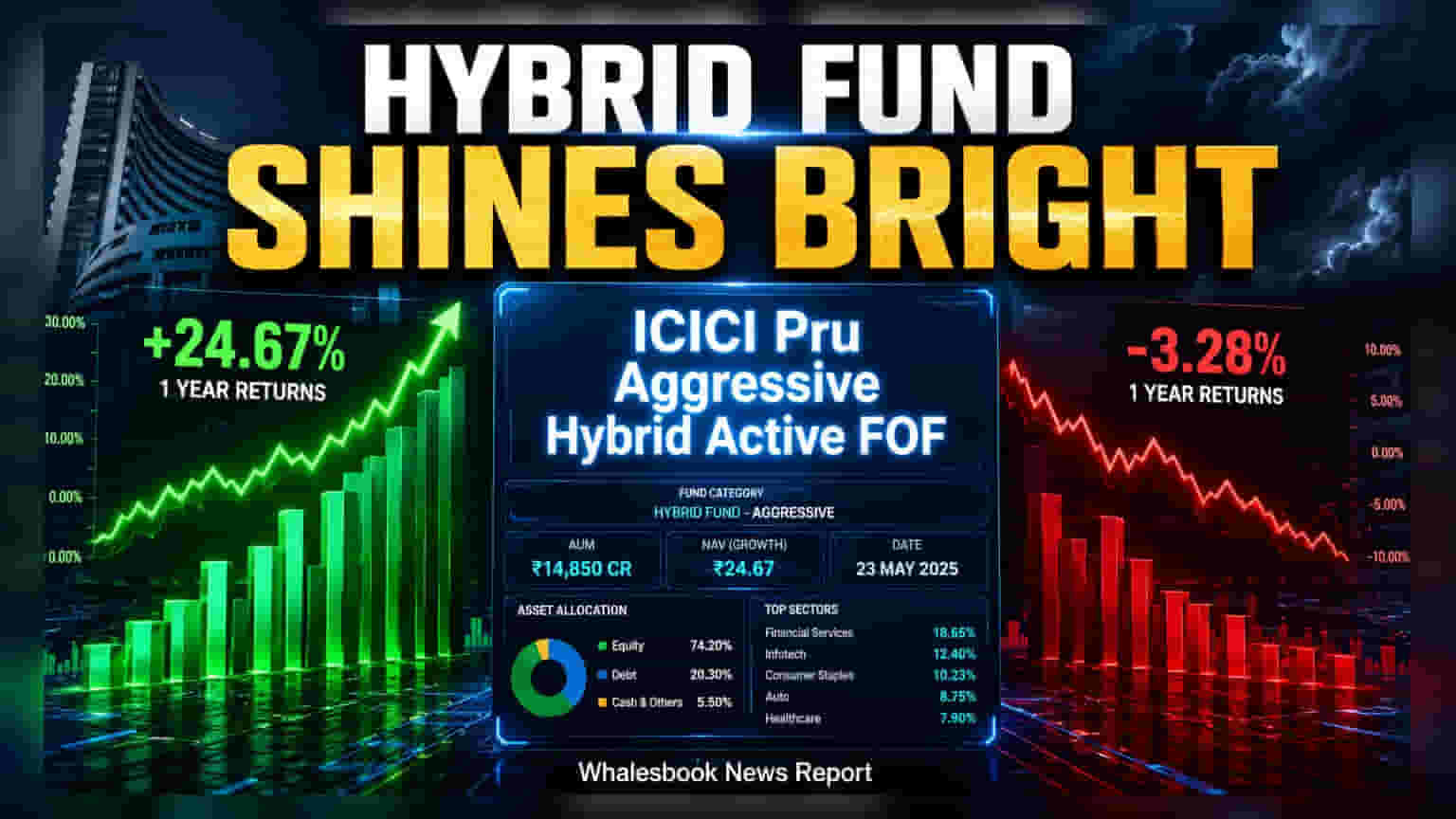ICICI Pru Aggressive Hybrid FOF: एका महिन्यात **1.4%** परतावा देऊन अव्वल!