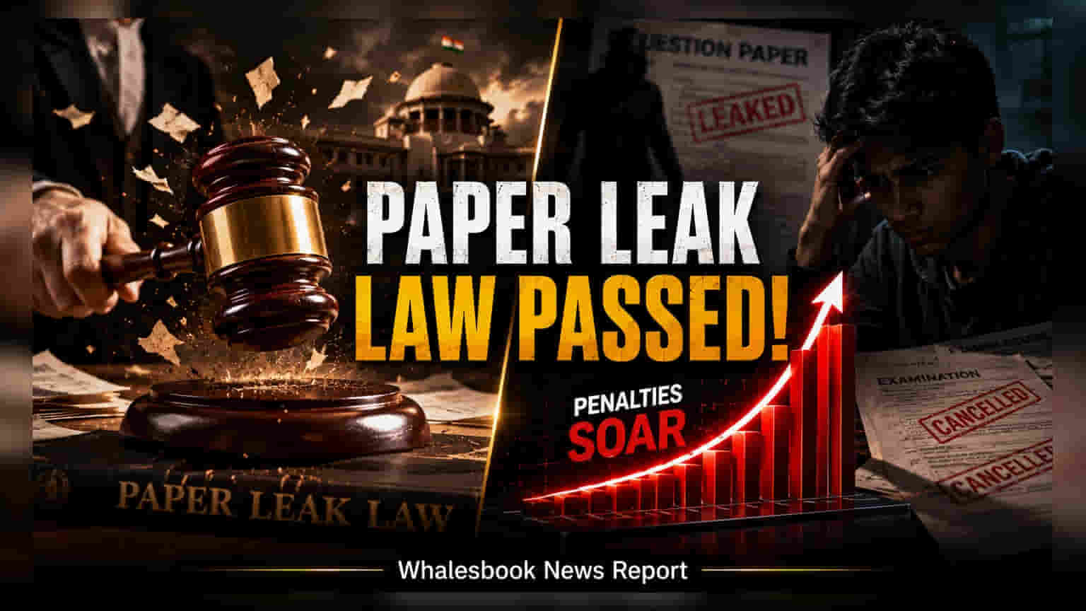 Lok Sabha ਵਿੱਚ ਪੇਪਰ ਲੀਕ ਵਿਰੁੱਧ ਬਿੱਲ ਪਾਸ: ਘੁਟਾਲੇ ਕਰਨ ਵਾਲਿਆਂ 'ਤੇ ਲੱਗੇਗਾ ਭਾਰੀ ਜੁਰਮਾਨਾ!