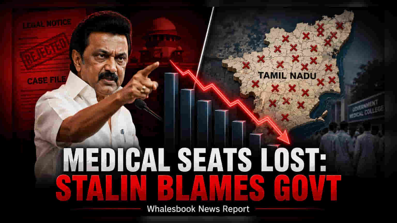 MK స్టాలిన్ సంచలన ఆరోపణలు: తమిళనాడు వైద్య సీట్లలో భారీ నష్టం!
