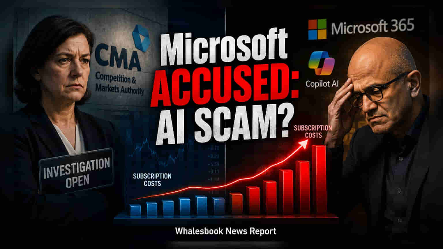 Microsoftపై UK రెగ్యులేటర్ విచారణ: AI సబ్స్క్రిప్షన్ ధరల మతలబు!