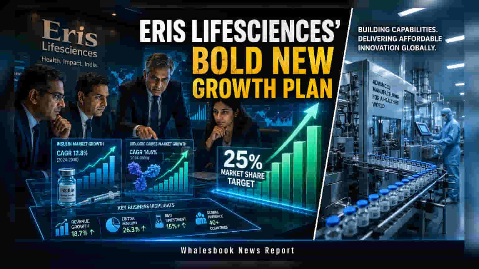 Eris Lifesciences Aims for 25% Insulin Market Share by 2028