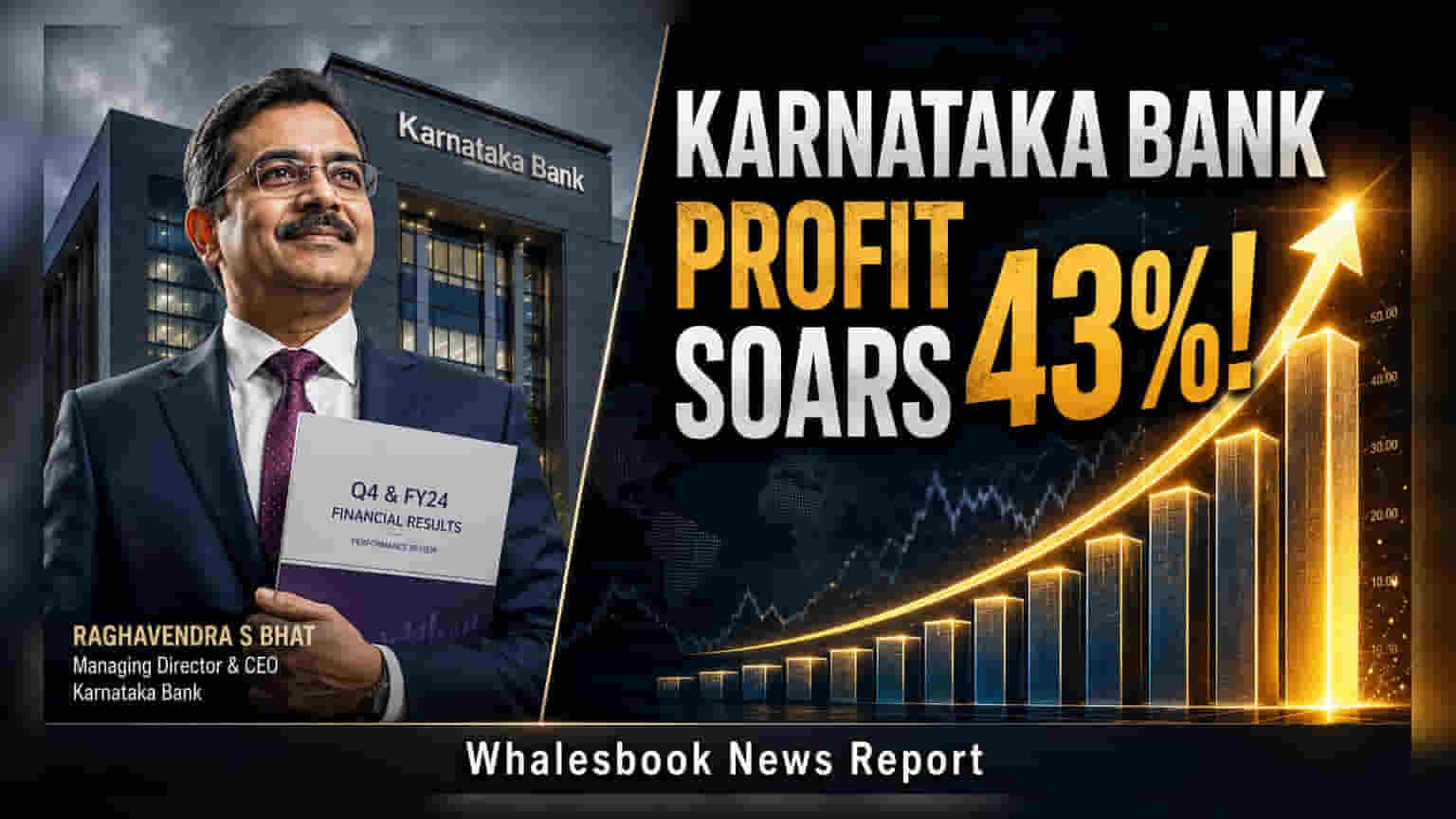 Karnataka Bank Q1 Profit Rises 43% to ₹419 Crore