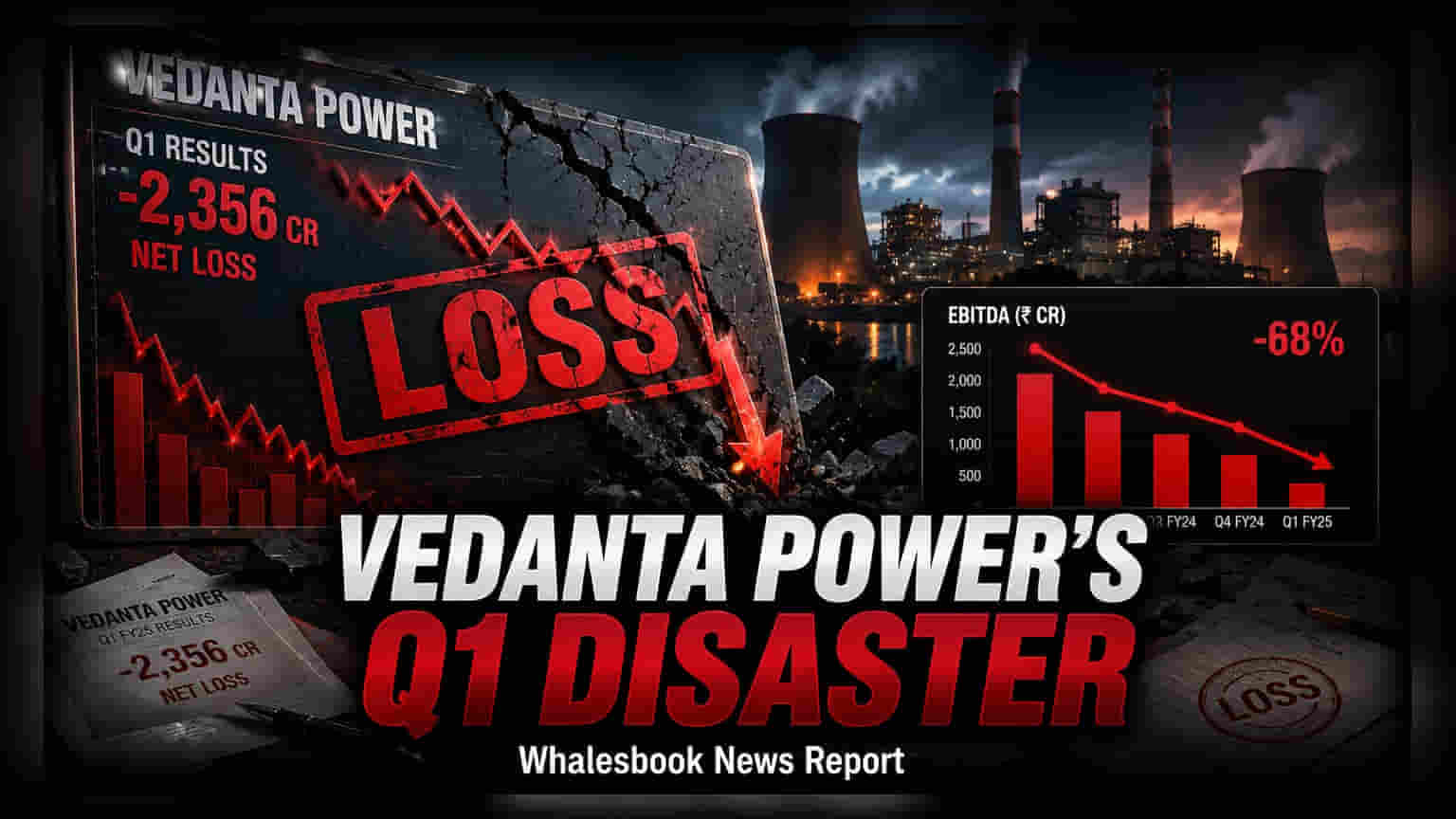 Vedanta Power: Q1 ਵਿੱਚ ਹੋਇਆ **₹423 ਕਰੋੜ** ਦਾ ਨੁਕਸਾਨ, ਆਮਦਨ ਵਧੀ ਪਰ ਮੁਨਾਫੇ 'ਤੇ ਵੱਡਾ ਅਸਰ