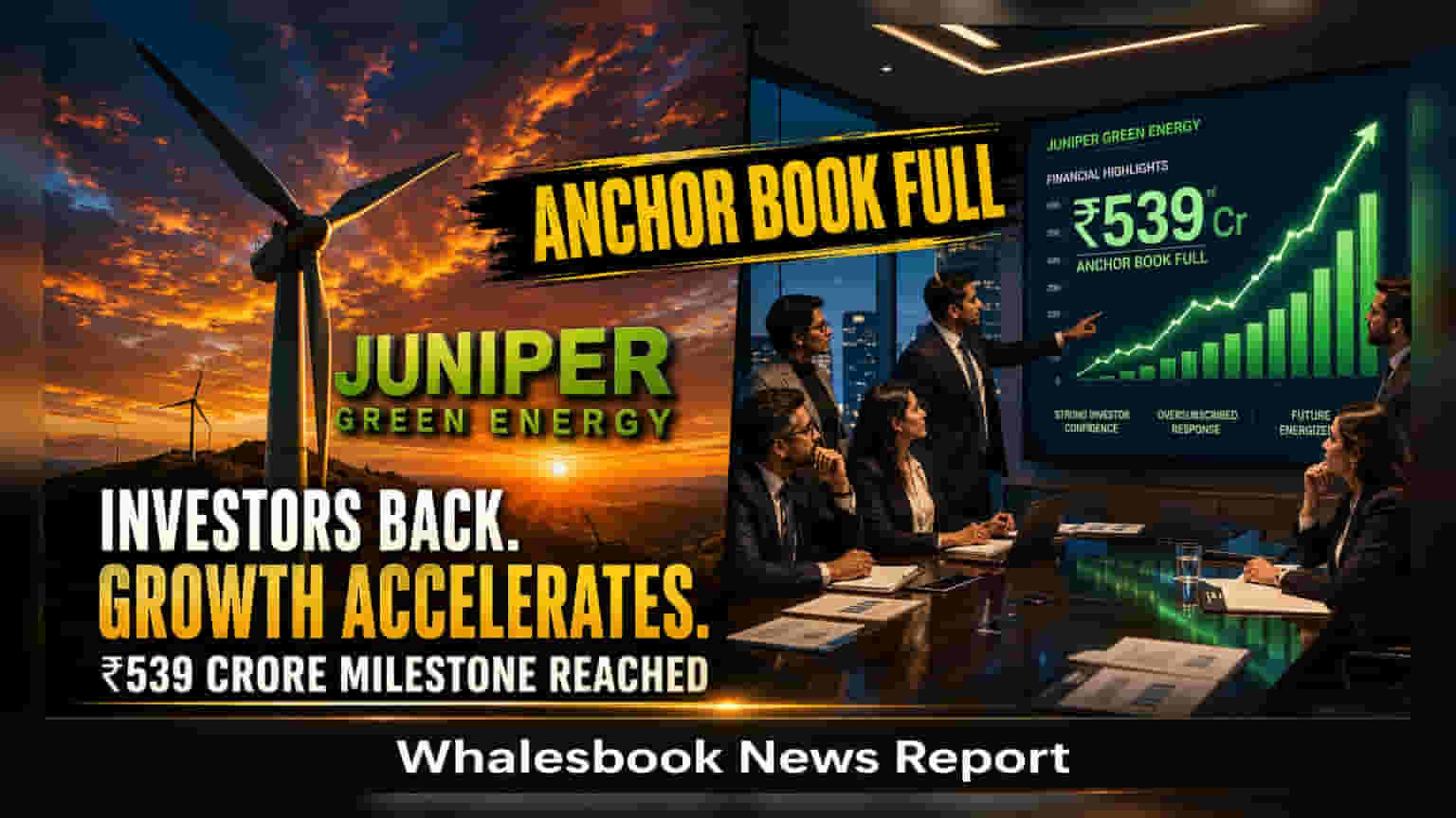 Juniper Green Energy Raises ₹539 Crore From Anchor Investors Ahead of ₹1,800 Crore IPO