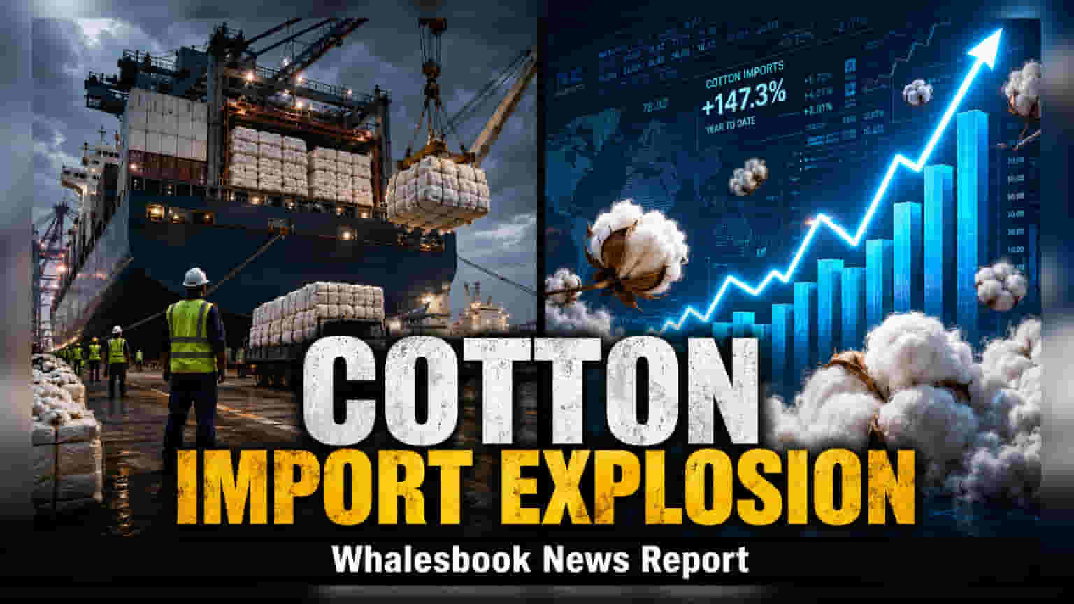 India Cotton Imports Seen at Record 60 Lakh Bales in 2025-26