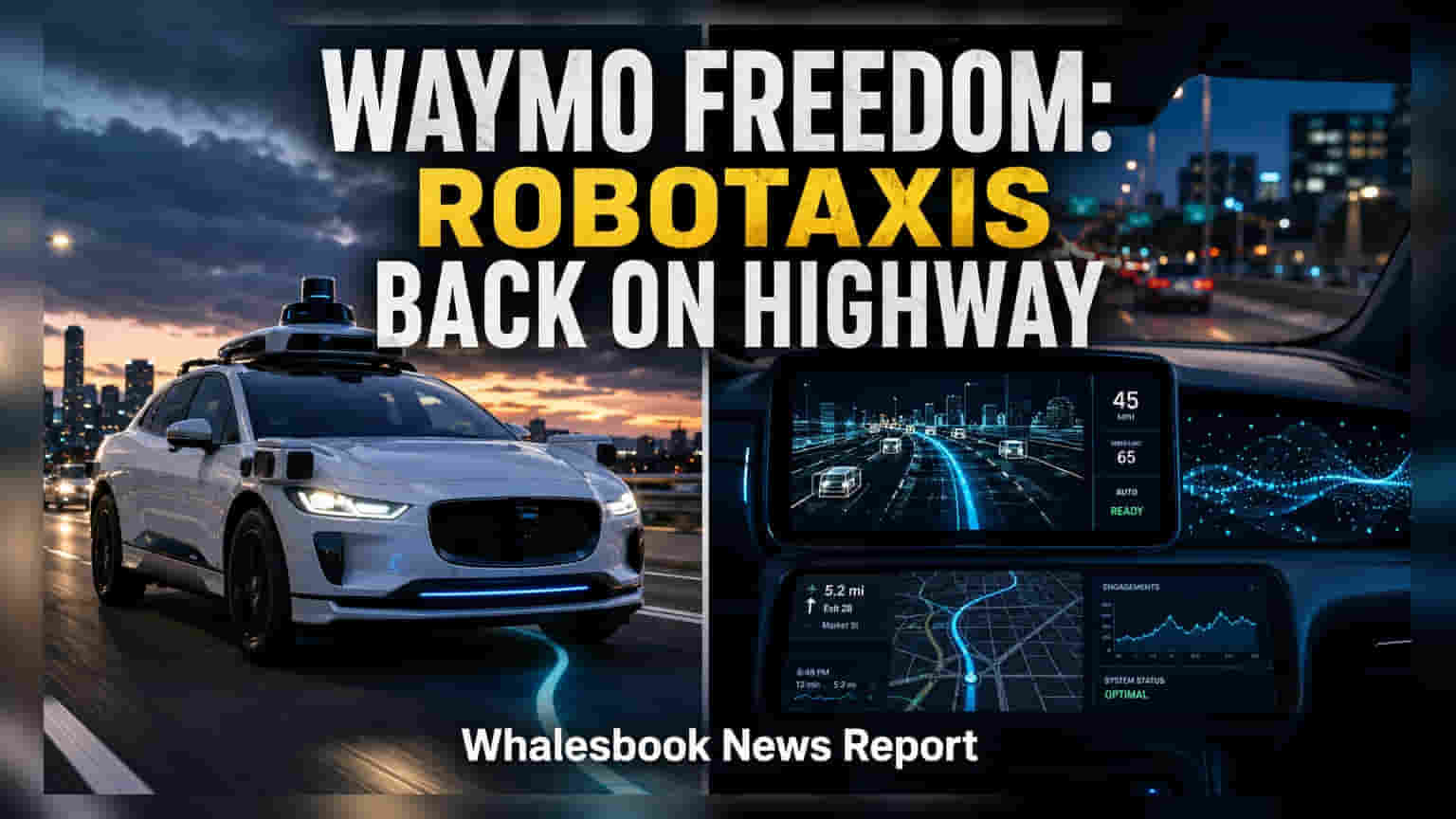 Alphabet's Waymo Restarts Freeway Robotaxi Service After Fixes