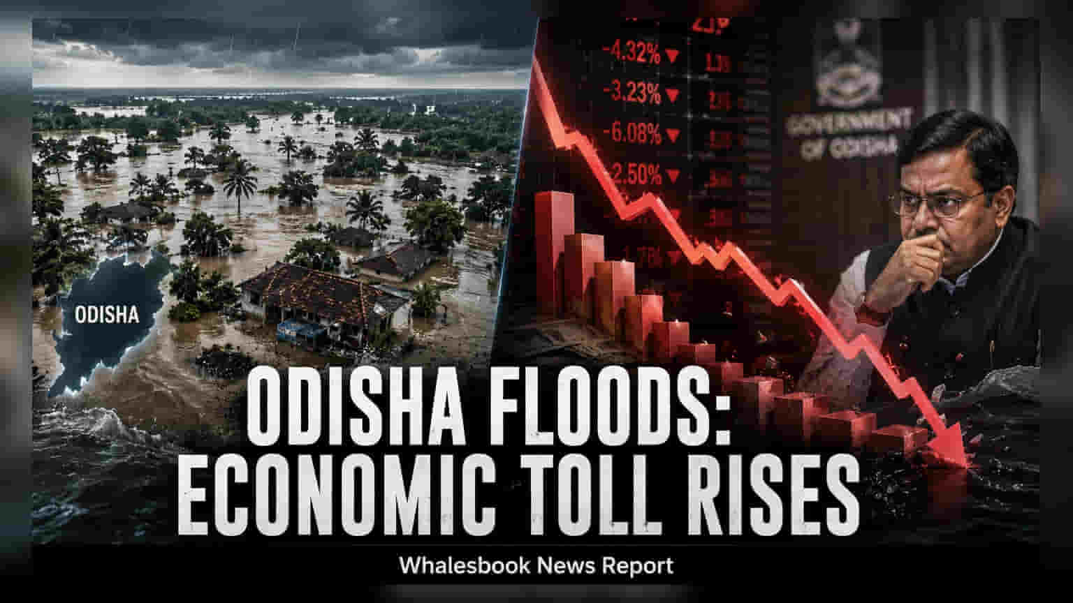 Odisha Floods Affect 5.5 Lakh People, Hit 8,837 Hectares