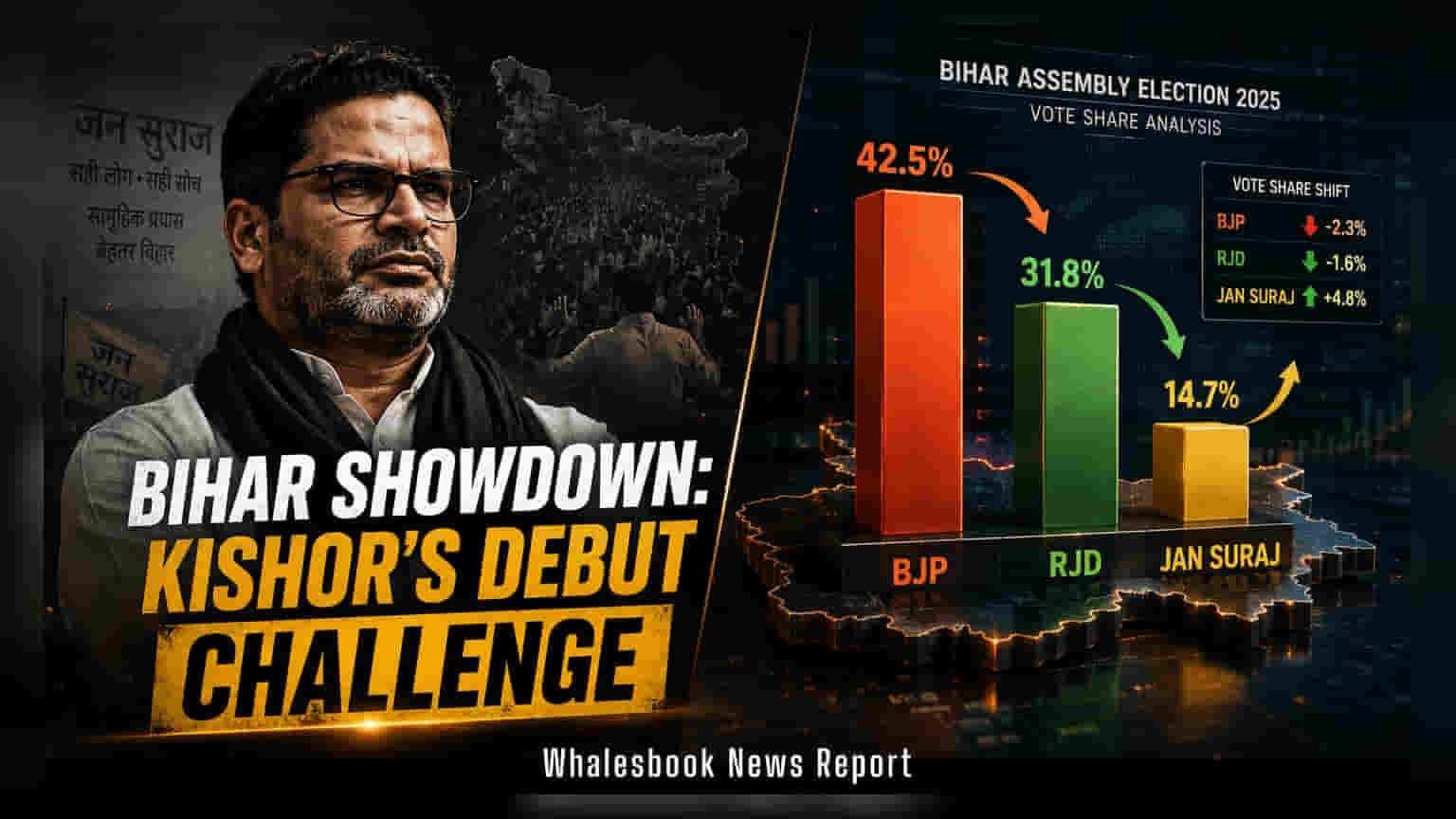 Bihar By-election: BJP અને RJD વચ્ચે Jan Suraaj ની કસોટી