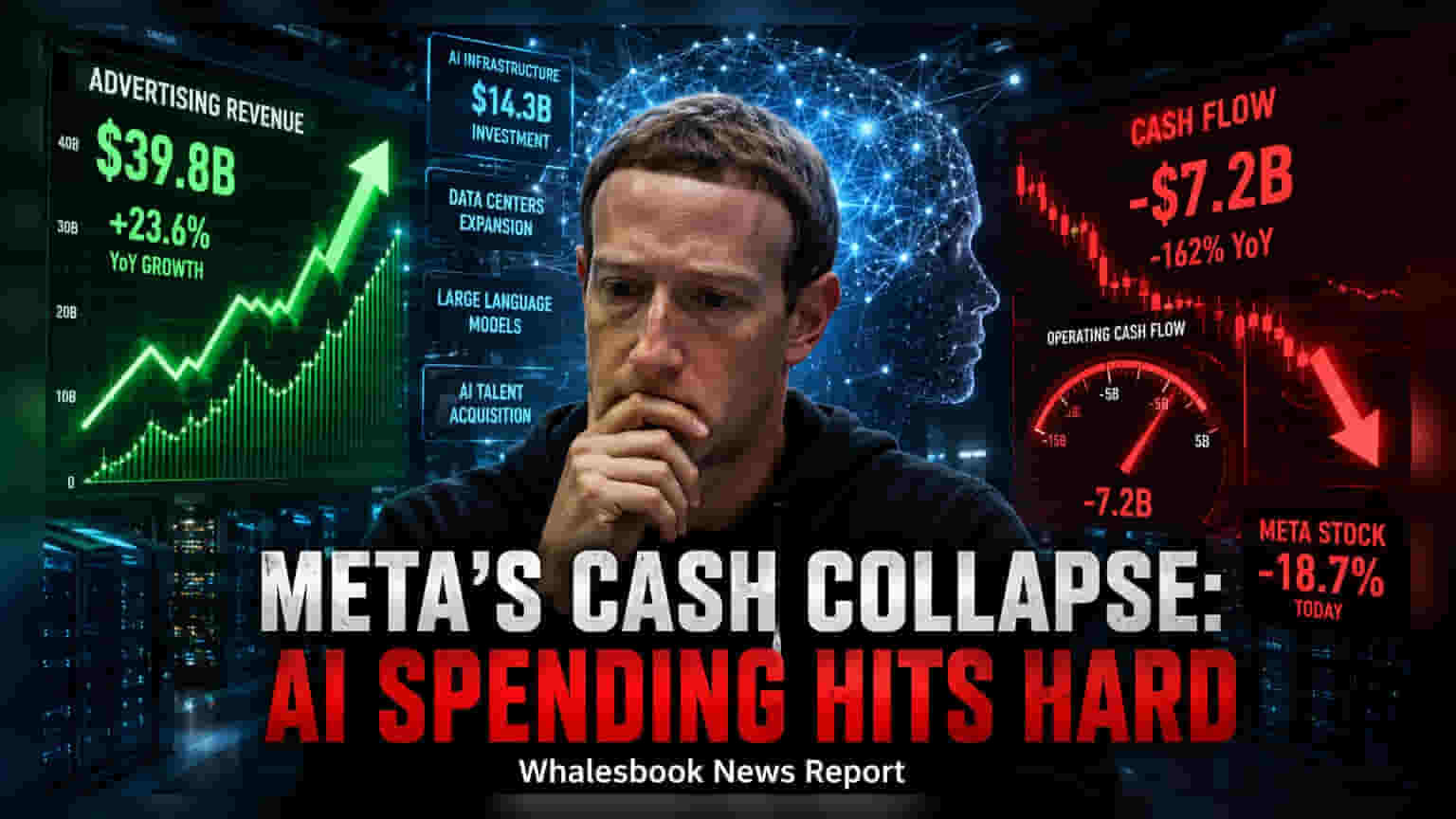 Meta Q2 Cash Flow Drops 91% As AI Spending Hits $784 Million