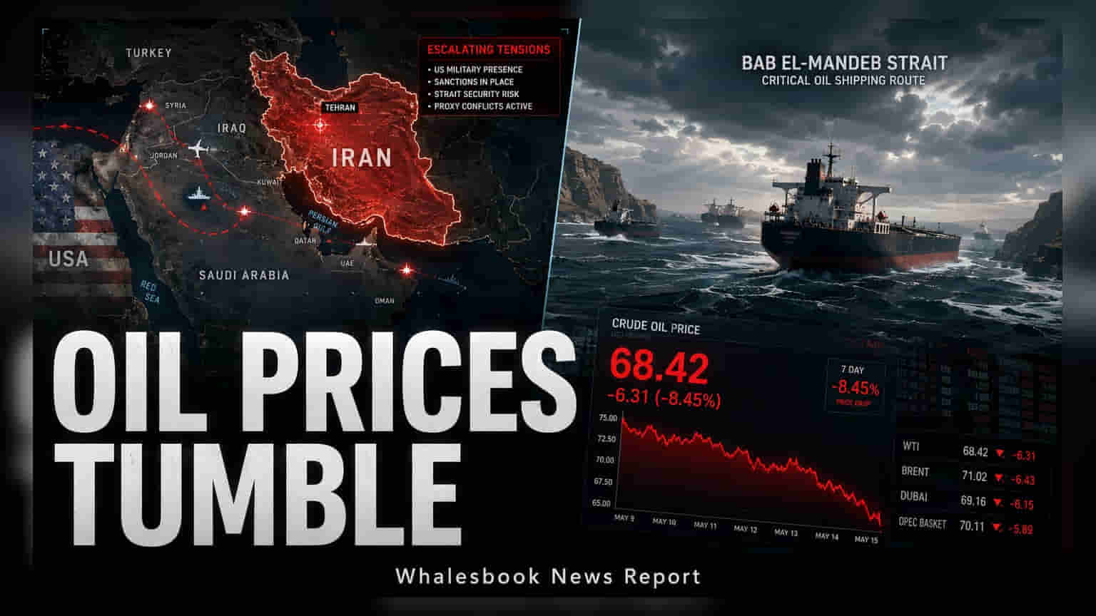 Oil Prices Ease as Tanker Traffic Continues in Red Sea