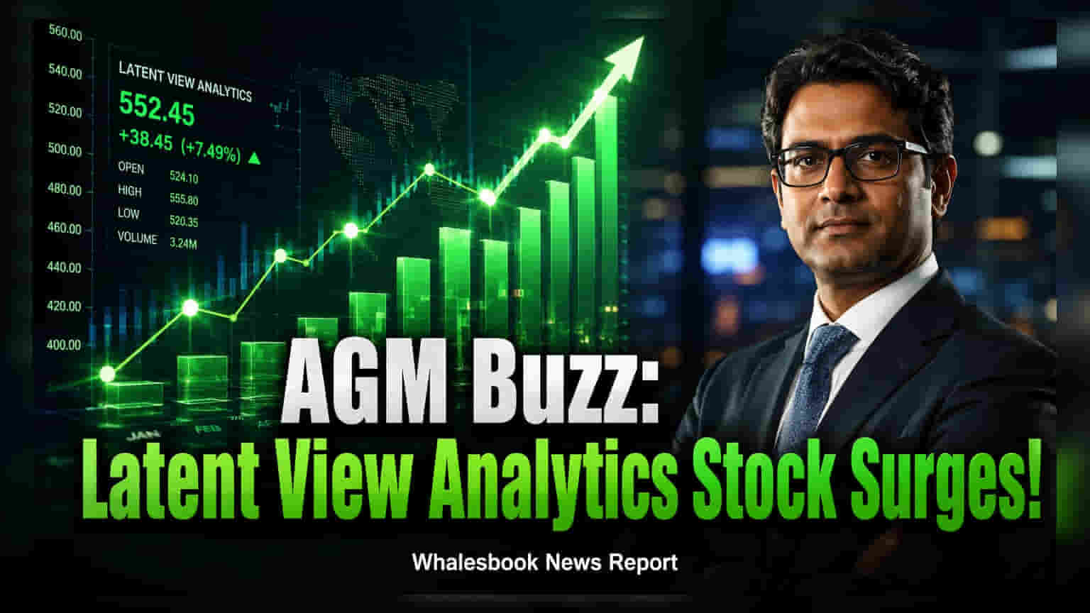 Latent View Analytics Share Price: AGM से पहले **1.8%** की तेजी, ₹317.60 पर बंद